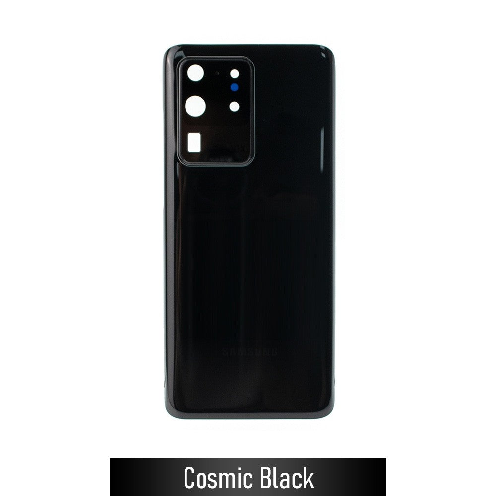 Brown Rear Cover Glass For Samsung Galaxy S20 Ultra G988-Cosmic Black Brown Rear Cover Glass For Samsung Galaxy S20 Ultra G988-Cosmic Black